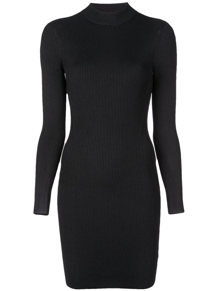 Alexis Open Back Short Dress - Black