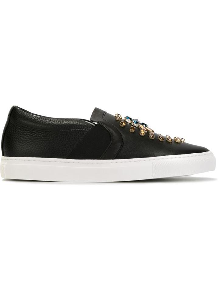 Lanvin 'pull-on' Embellished Slip-on Sneakers