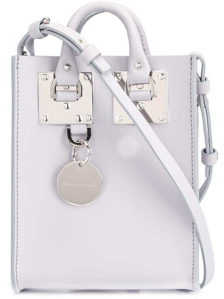 Sophie Hulme Structured Small Tote, Women's, Grey