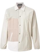 Longjourney Patchwork Shirt, Men's, Size: Medium, Brown, Cotton