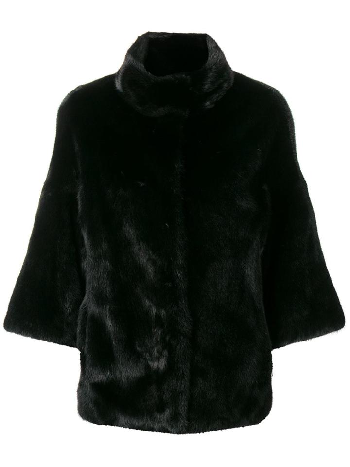 S.w.o.r.d 6.6.44 Cropped Sleeves Jacket - Black