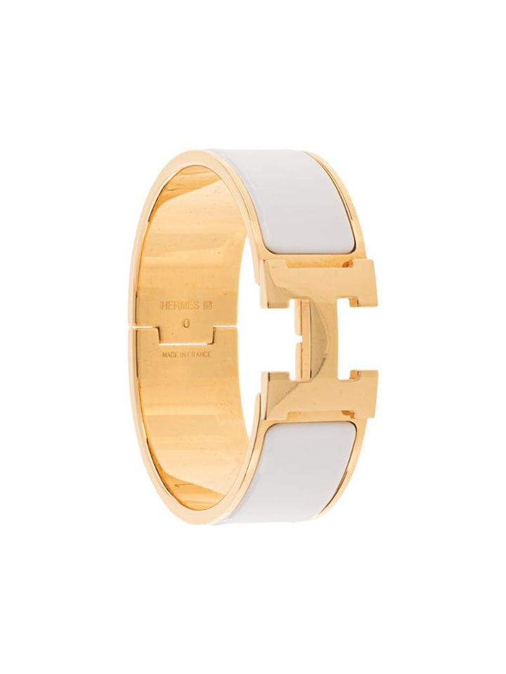 Hermès Pre-owned H Logos Clic Clac Bangle - Gold