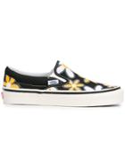 Vans Classic Floral-print Sneakers - Black