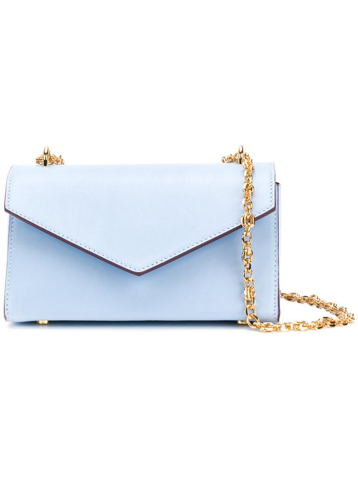 Marni Triangular Shoulder Bag - Blue