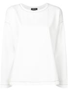 Dkny Relaxed Longsleeved Top - White