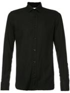 Saint Laurent Button-up Shirt, Men's, Size: 38, Black, Viscose