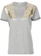 Red Valentino Embroidered T-shirt - Grey