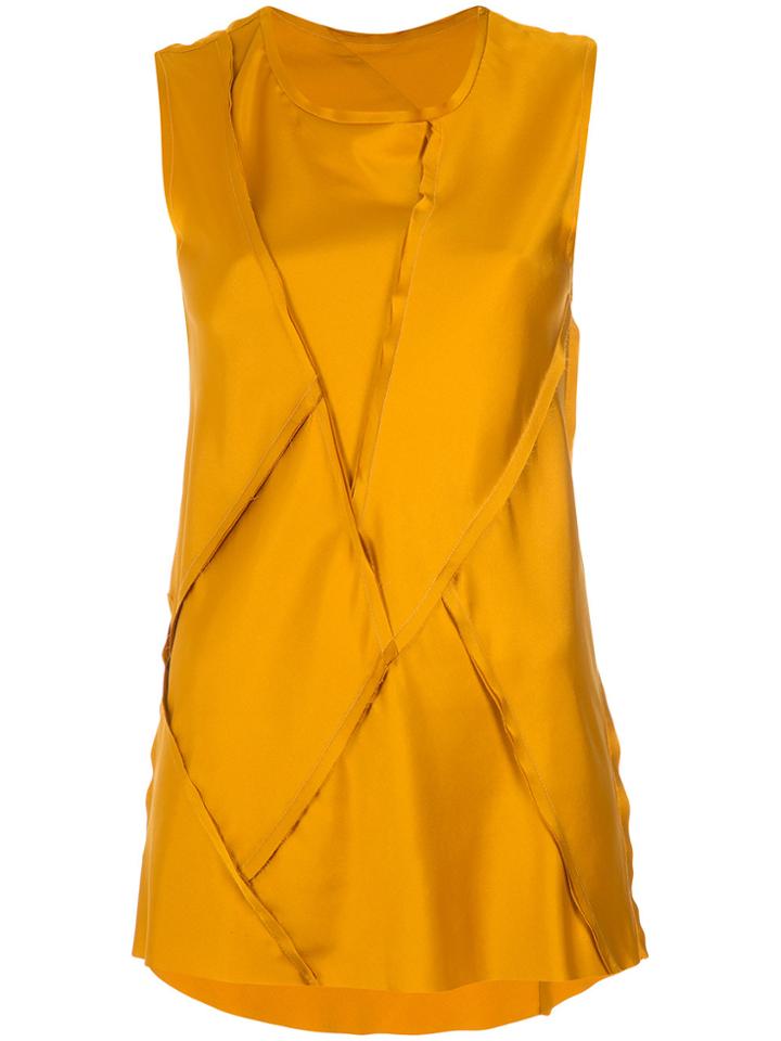Uma Raquel Davidowicz Panelled Top - Brown
