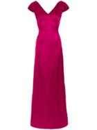 Tufi Duek Panelled V-neck Gown - Unavailable