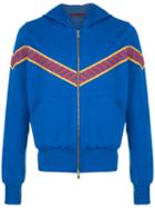 À La Garçonne - Printed Hoodie - Women - Cotton/polyester - M, Blue, Cotton/polyester