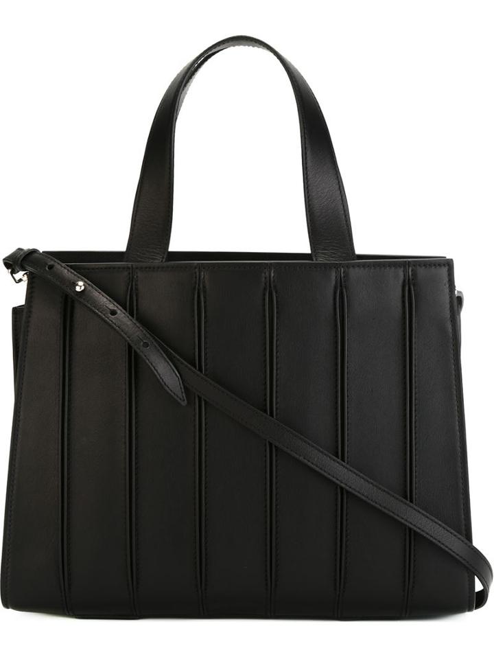 Max Mara Medium Whitney Tote, Women's, Black, Calf Leather