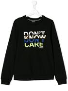 Dkny Kids Don't Knot Don't Care Sweatshirt - Black
