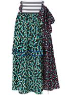 Marni Wrap Ruffle Skirt - Multicolour