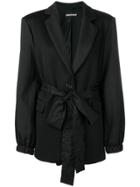 House Of Holland Waist-tied Fitted Blazer - Black