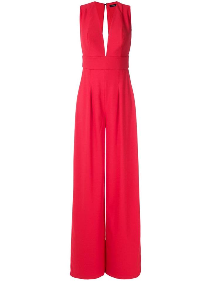 Tufi Duek Embellished Jumpsuit - Red