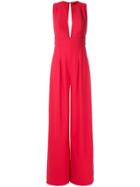 Tufi Duek Embellished Jumpsuit - Red