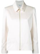 Lanvin Collared Jacket, Women's, Size: 38, Nude/neutrals, Silk/polyester/viscose