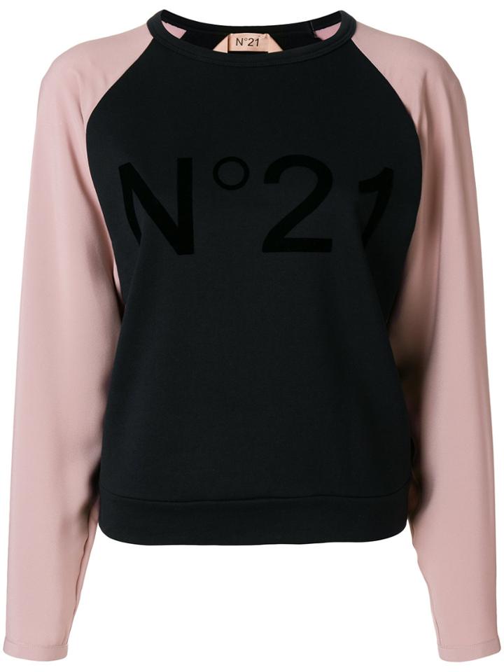 No21 Branded Raglan Sweatshirt - Unavailable
