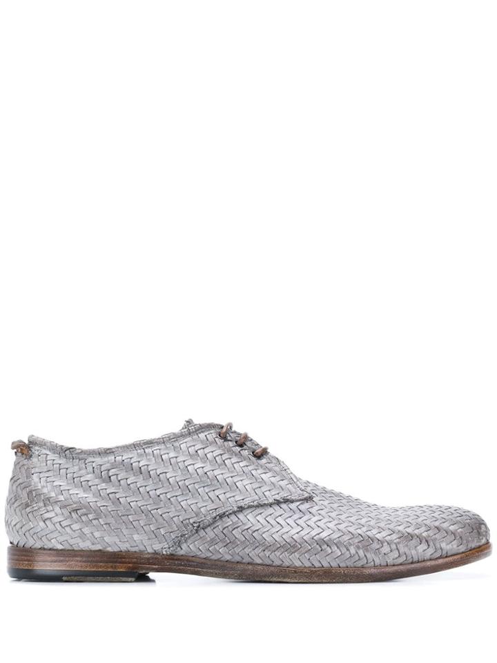 Silvano Sassetti Woven Oxford Shoes - Grey