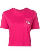 Calvin Klein Jeans Cropped T-shirt - Pink