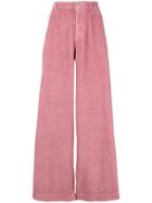 Pinko Heidi Palazzo Jeans - Pink & Purple