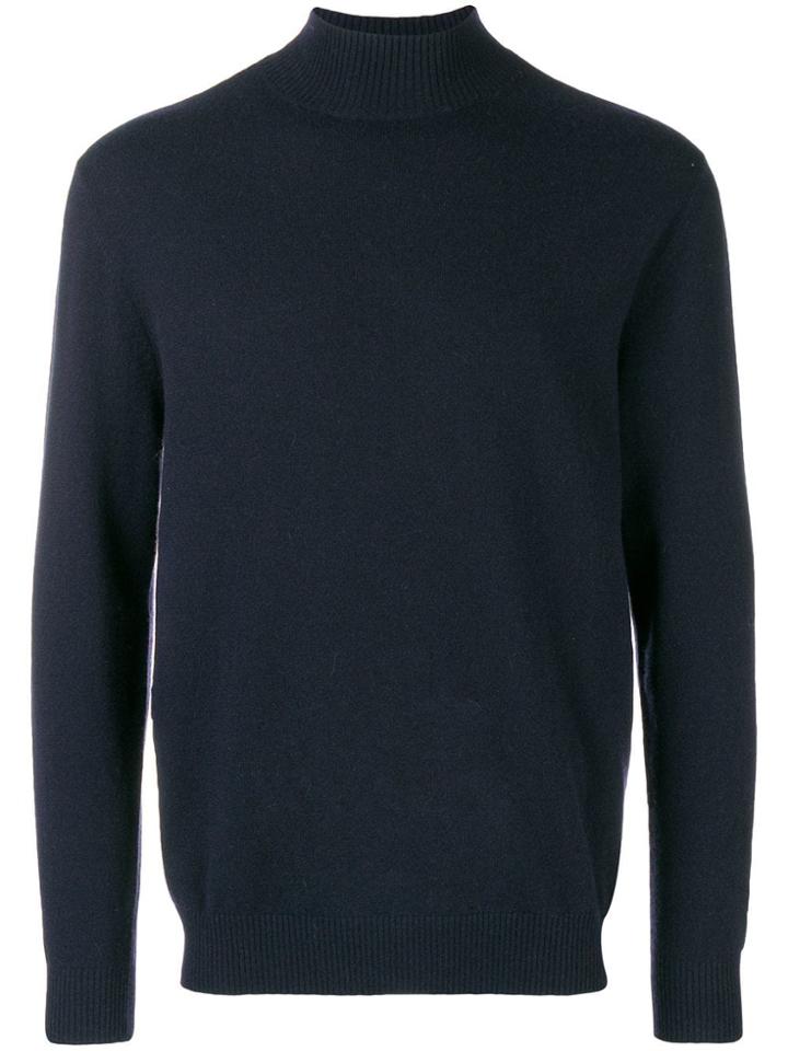 N.peal Turtleneck Fitted Sweater - Blue