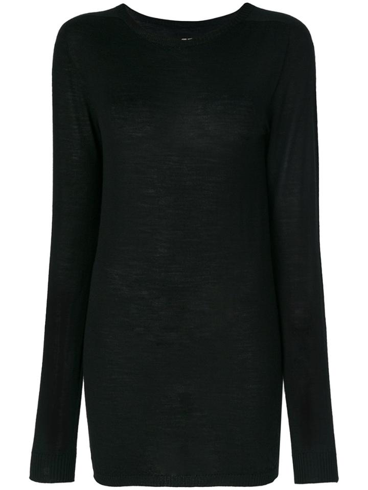 Rick Owens Longline Jumper - Black
