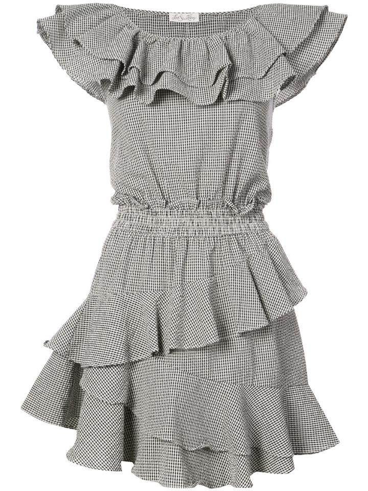 Love Shack Fancy Asymmetric Layered Dress - Black