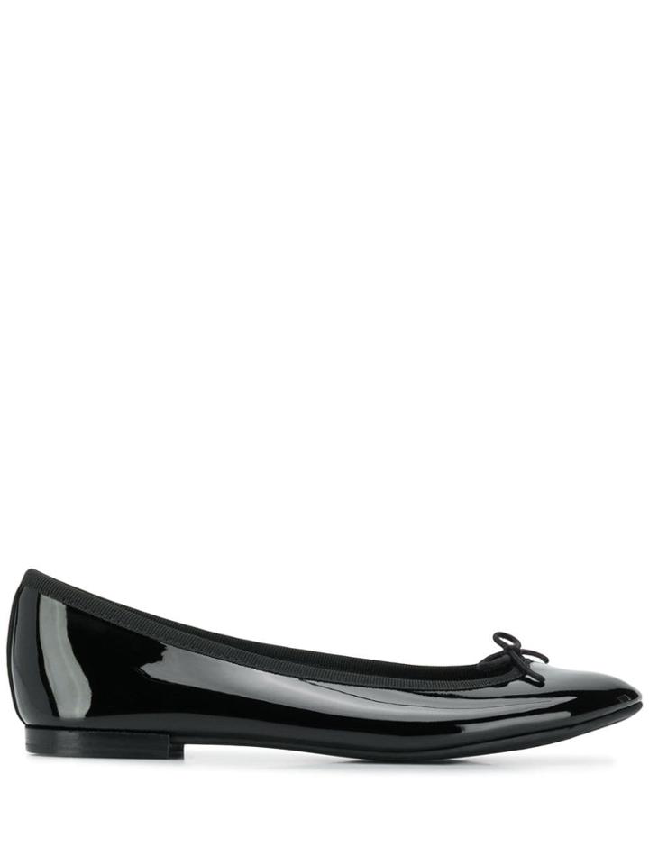 Repetto Lili Patent Leather Ballerinas - Black