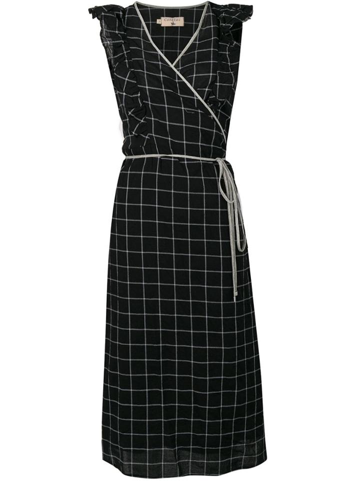 Cotélac Check Dress - Black