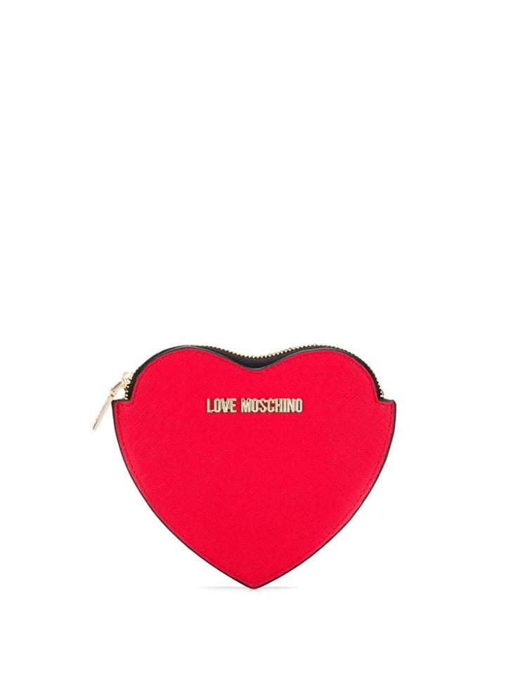 Love Moschino Heart-shaped Wallet - Red