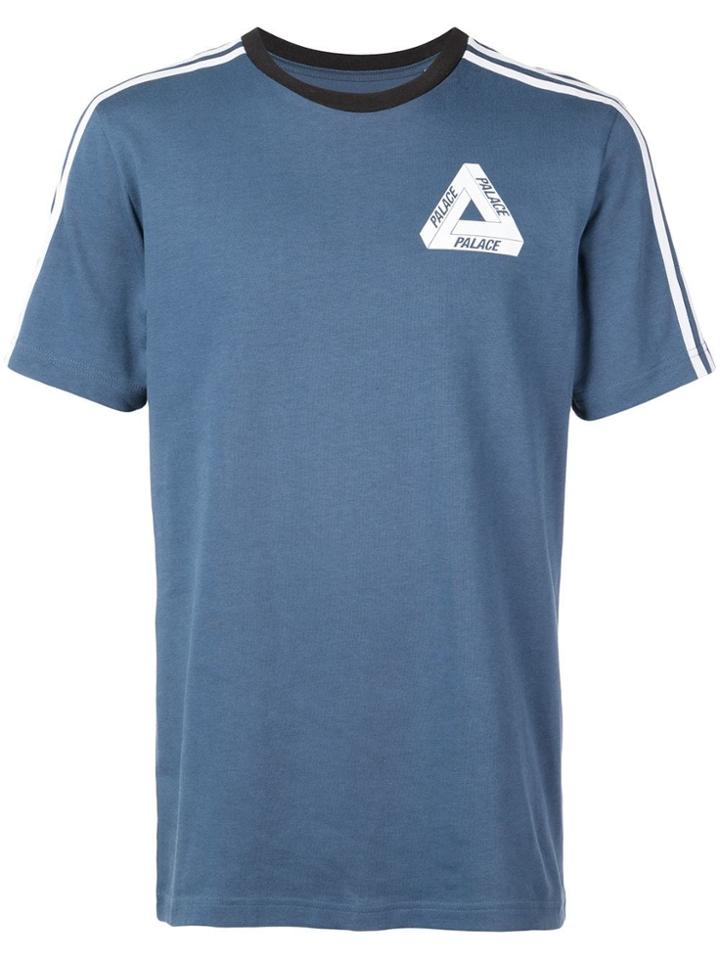 Palace Palace X Adidas Branded T-shirt - Blue