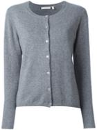 The Mercer N.y. Classic Cardigan, Women's, Size: 42, Grey, Cashmere