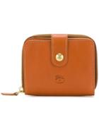 Il Bisonte Logo Embossed Wallet - Brown