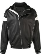 Givenchy Hooded Leather Jacket - Black