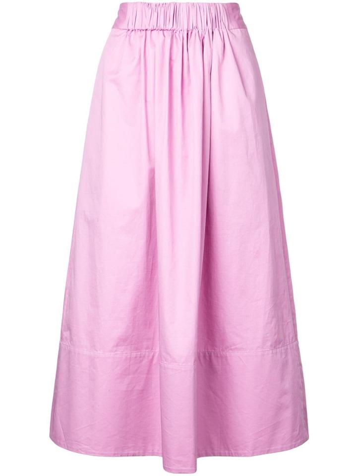 Tibi A-line Shape Skirt - Pink