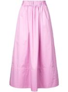 Tibi A-line Shape Skirt - Pink