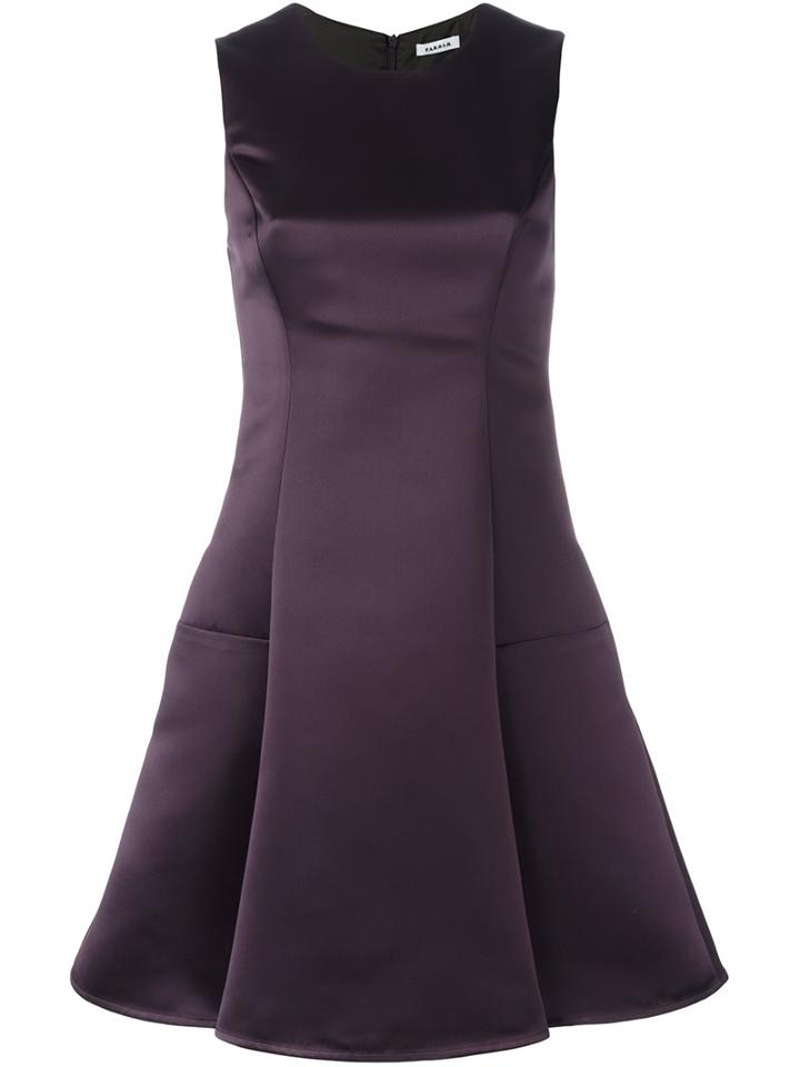 P.a.r.o.s.h. 'panna' Dress, Women's, Size: Medium, Pink/purple, Polyester/acetate/viscose