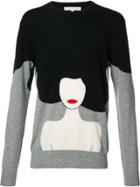Private Stock Woman Motif Jumper - Black