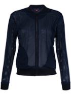 Perfect Moment - Mesh Bomber Jacket - Women - Polyester - M, Blue, Polyester