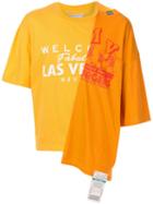 Maison Mihara Yasuhiro Asymmetric Hem T-shirt - Yellow
