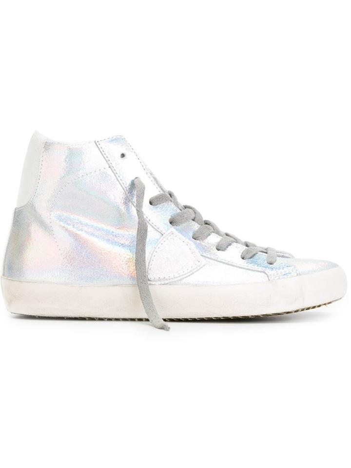 Philippe Model Hologram Hi-top Sneakers