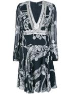 Just Cavalli Chain Reaction Short Dress - Blue