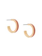 Isabel Marant Resin-embellished Hoops - Pink
