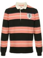 Kent & Curwen Striped Polo Shirt - Pink