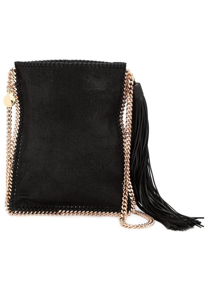 Stella Mccartney 'falabella' Flat Shoulder Bag, Women's, Black