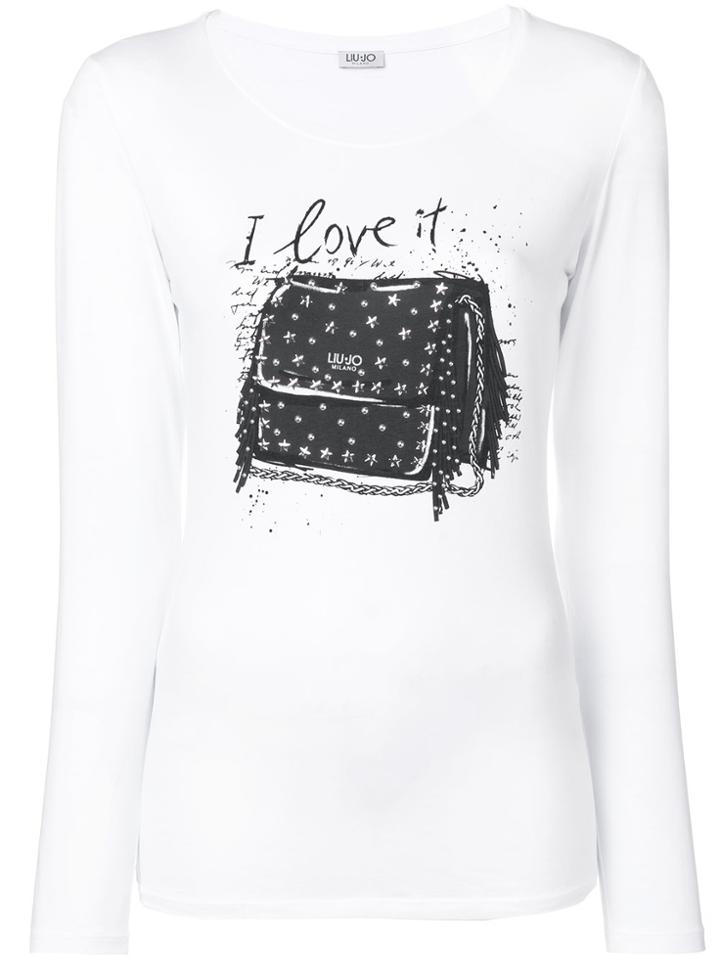 Liu Jo I Love It Jumper - White