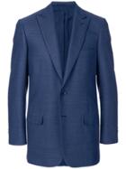 Brioni Long Sleeved Blazer - Blue