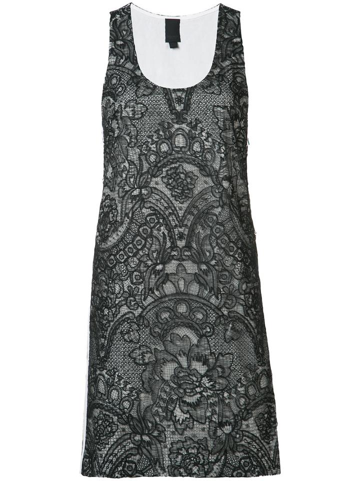 Vera Wang Mini Tank Dress, Women's, Size: 2, Black, Cotton/silk/nylon