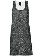 Vera Wang Mini Tank Dress, Women's, Size: 2, Black, Cotton/silk/nylon